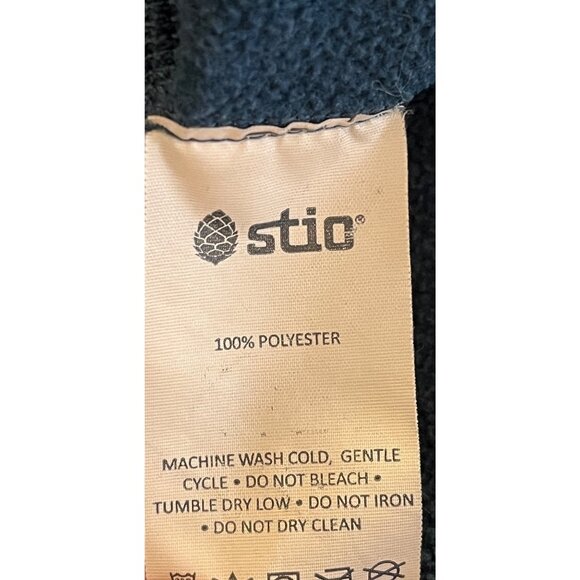 Stio Women's Medium Long Sleeve Cowl Neck Pullover Fleece Stone Blue - Picture 5 of 6